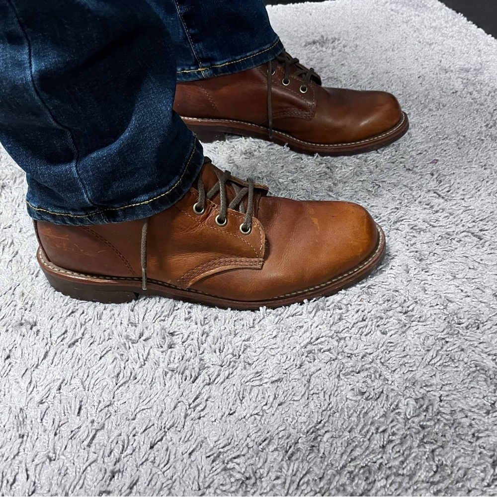 Used Chippewa Service Boots. 1901J33. Tan/Renegade. 9.5 (43.5) Mens.